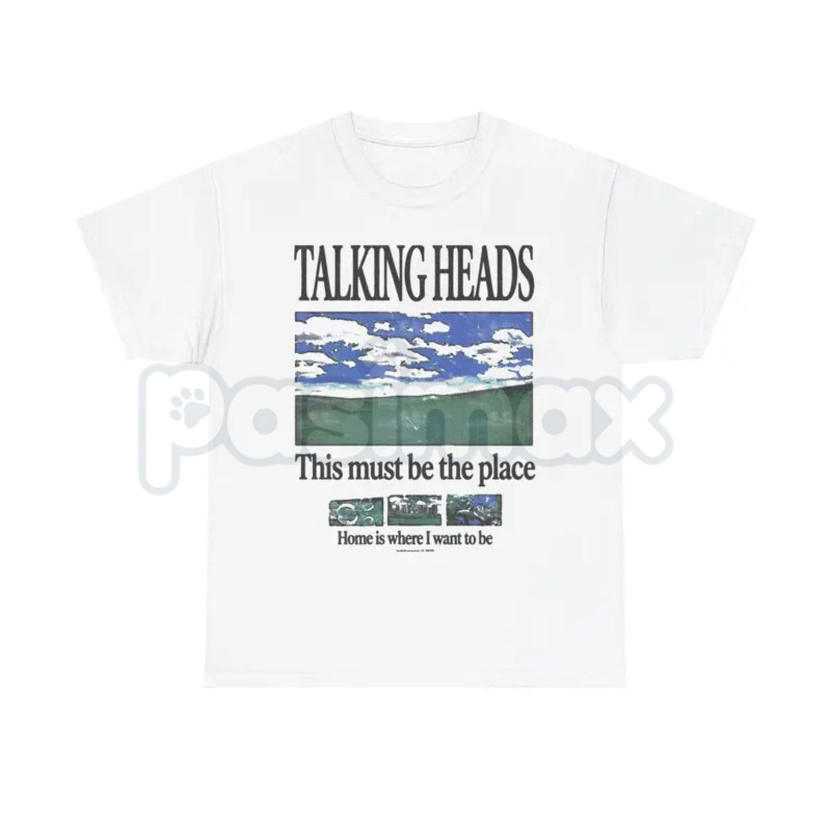 Talking Heads Graphic T-Shirt - "This Must Be the Place" Lyric Tee, Retro 80s Rock Inspired Shirt, Naive Melody New Wave Apparel, Vintage Concert Style Music Top, Alternative Rock Fan Gift