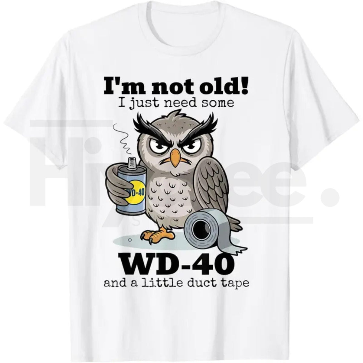 "Owl: I'm Not Old" – Funny Wise Owl Sarcastic Graphic Top