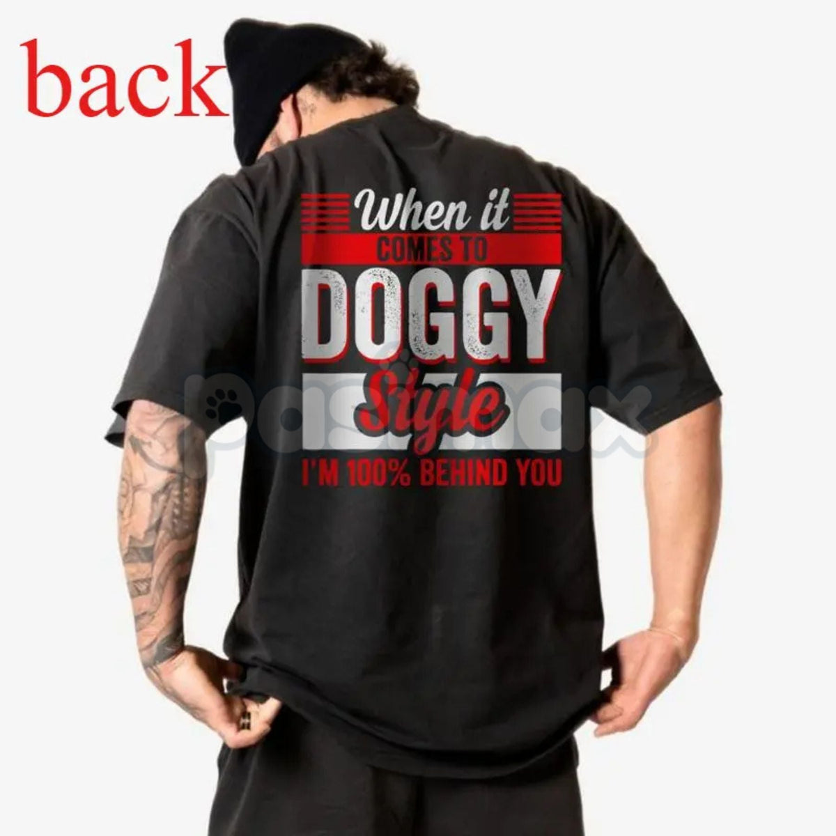 "When It Comes To Style" Graphic T-Shirt – Back-Sided Printed Letter Crewneck, Hoodie & Sweatshirt