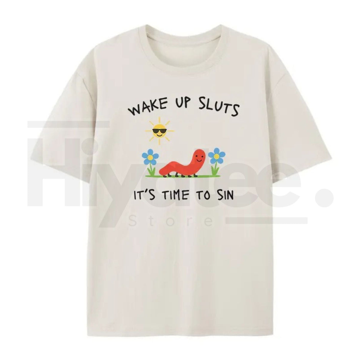"Wake Up Slts" – Funny Animal Meme Unhinged Graphic Top