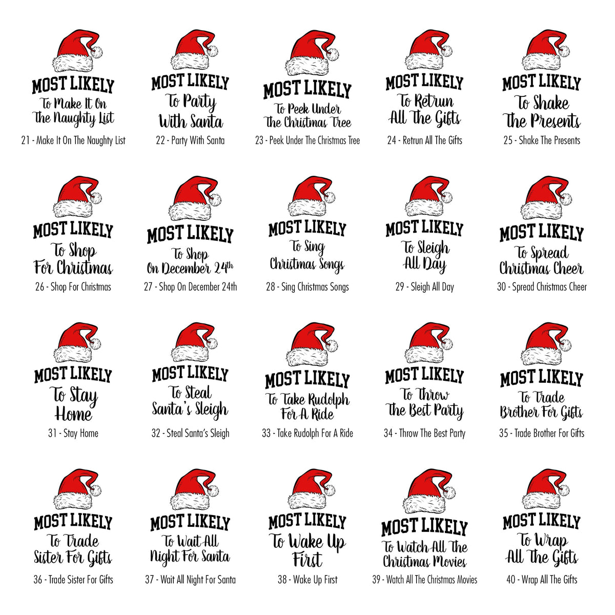 Most Likely To Christmas Family Holiday Memories And Cozy Gatherings Comfort Colors Tee