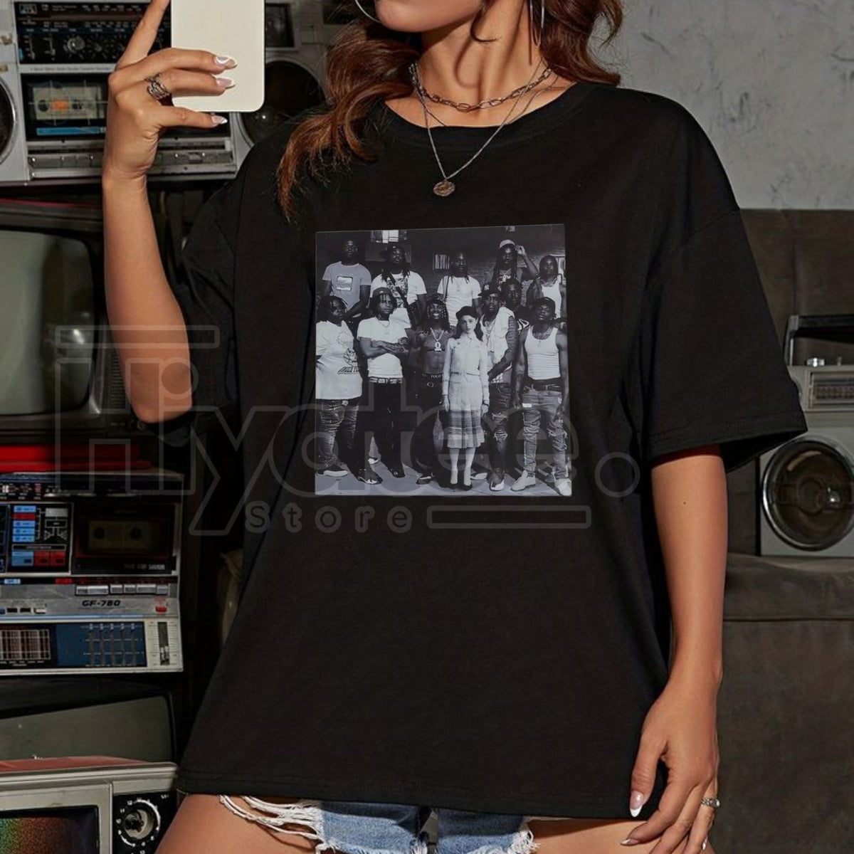 King Von x Nancy Wheeler Tee – "Took Her There" Graphic Shirt Streetwear Collab