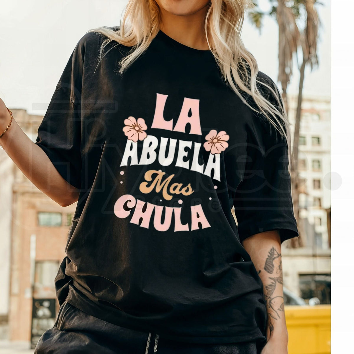 "La Mejor Abuela" Ultra Cute Spanish Grandmother – New Year Casual Soft Short Sleeve