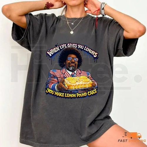 "Afroman Case Closed" Lemon Pound Cake – Official Viral Meme Graphic Top