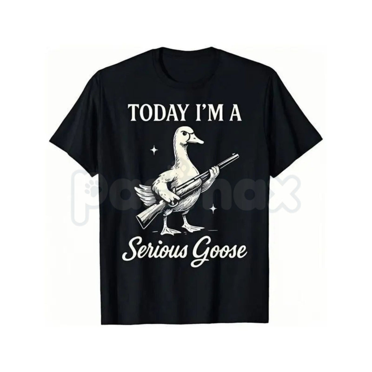 Serious Goose Graphic Shirt – Quirky Animal Art Hoodie & Funny Slogan Streetwear Sweatshirt
