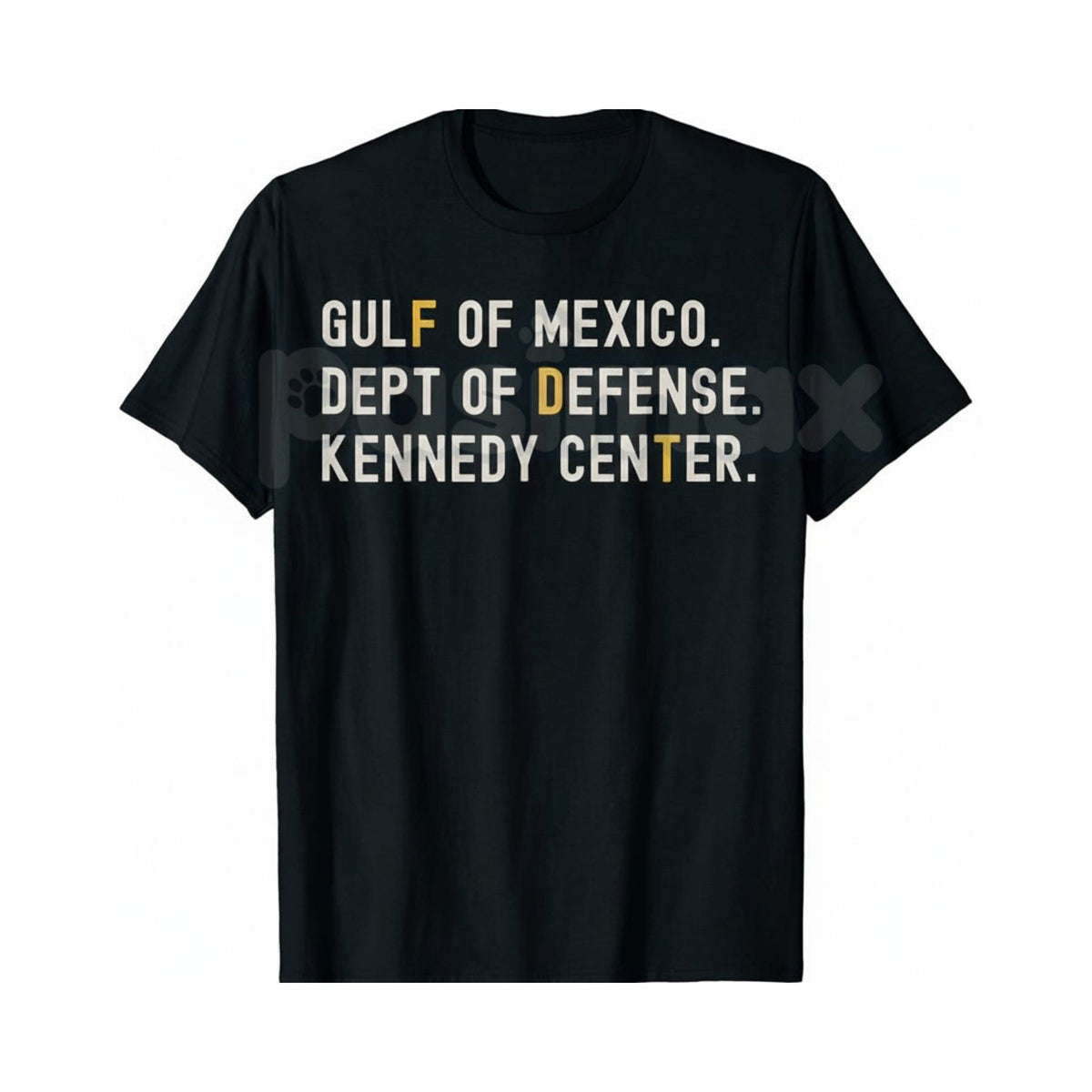 Gulf of Mexico Dept of Defense T-Shirt - Kennedy Center Graphic Tee, Esoteric Government Agency Apparel, Niche Military Theory Streetwear Shirt