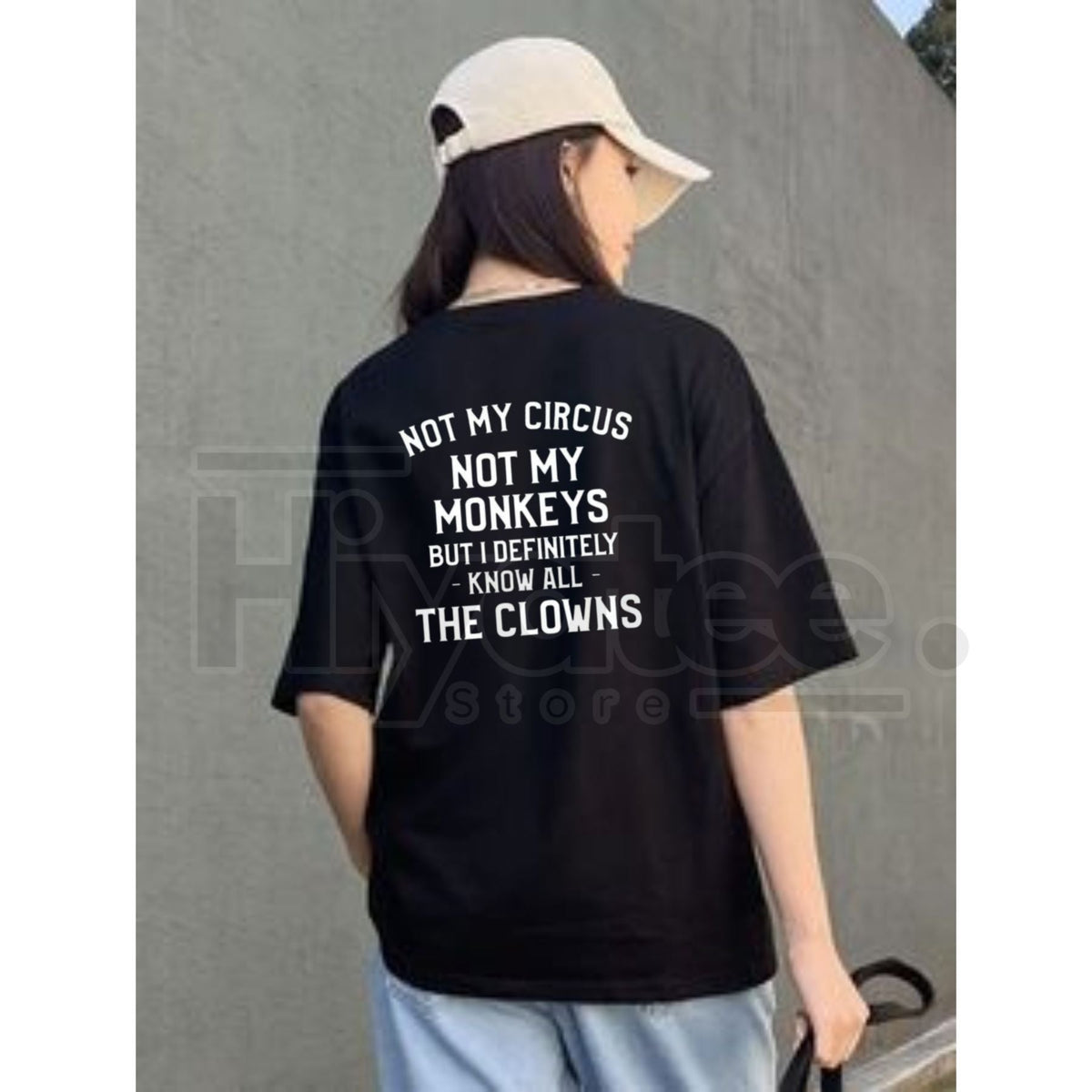 "Not My Circus" Unisex Sporty Cotton T-Shirt – Funny Golf & Casual Graphic Tee