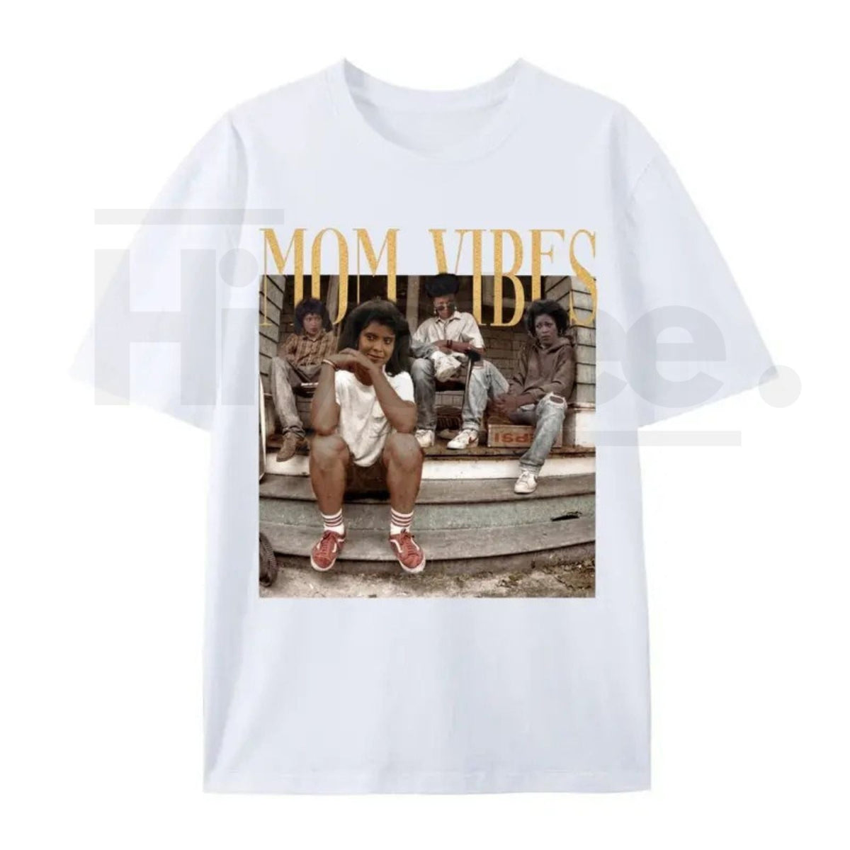 "Mom Vibes" – Vintage 90s Nostalgia Retro Motherhood Graphic Top