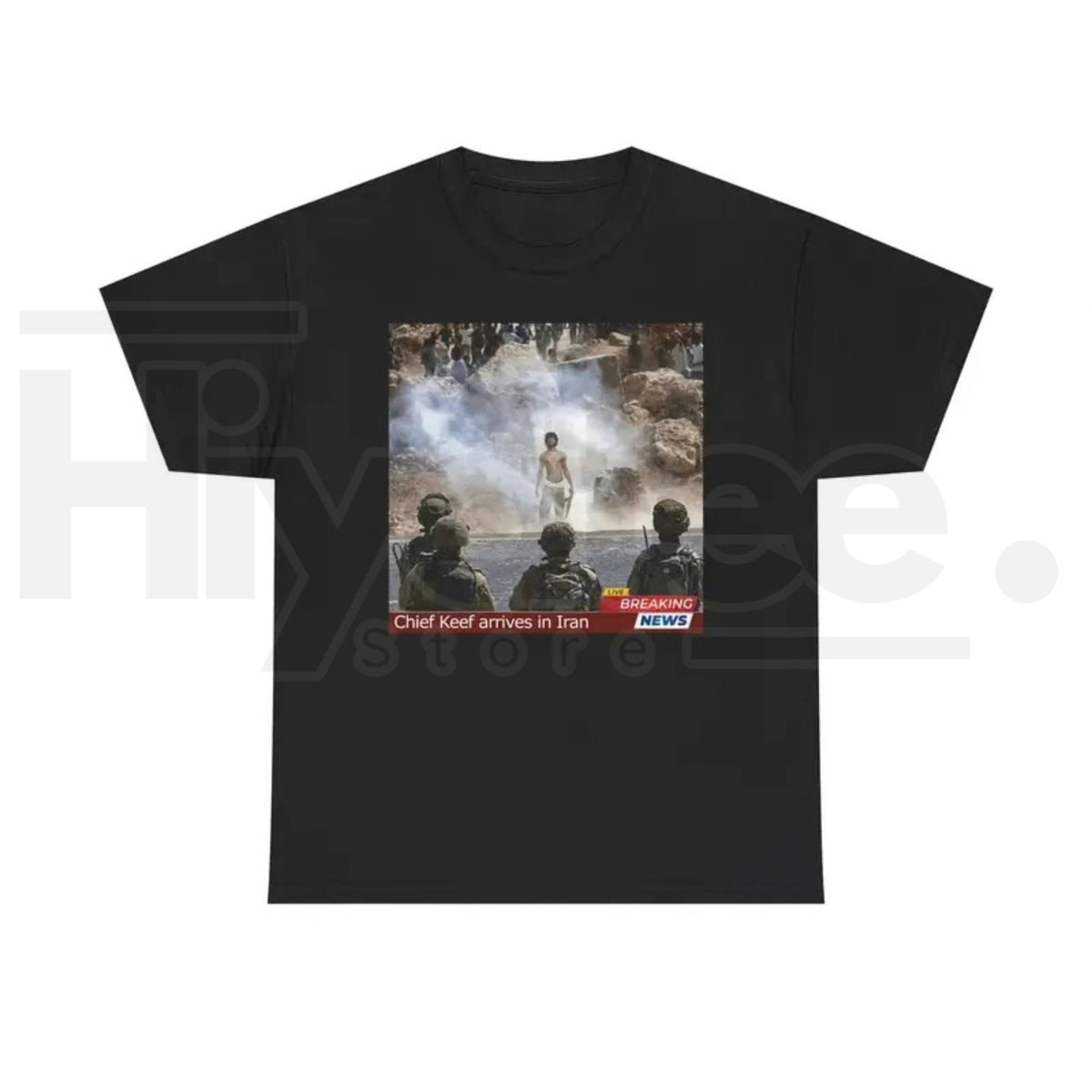 Chief Keef in Iran "War Is Over" Shirt – Iconic Anti-War Graphic Tee