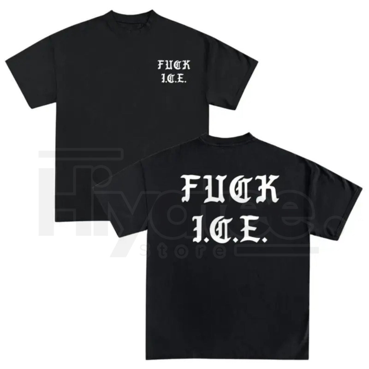 Old English Anti-ICE T-Shirt – Pro-Immigration & Social Justice Graphic Tee