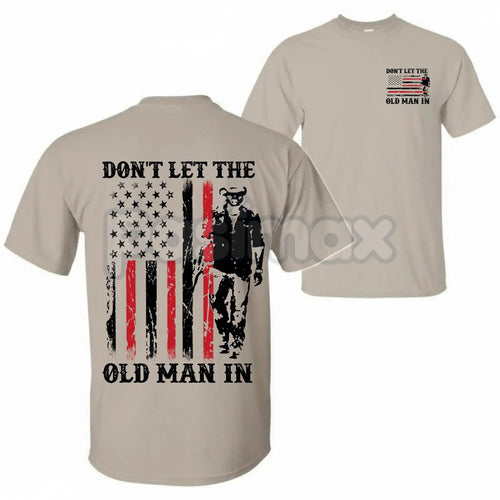 "Don't Let the Old Man In" Toby Keith Tribute T-Shirt - Vintage Country Music Graphic Tee, In Loving Memory Toby Keith Fan Apparel, Premium Heavyweight Unisex Legend Shirt, Classic Country Song Lyric Top, Patriotic Musician Memorial Gift