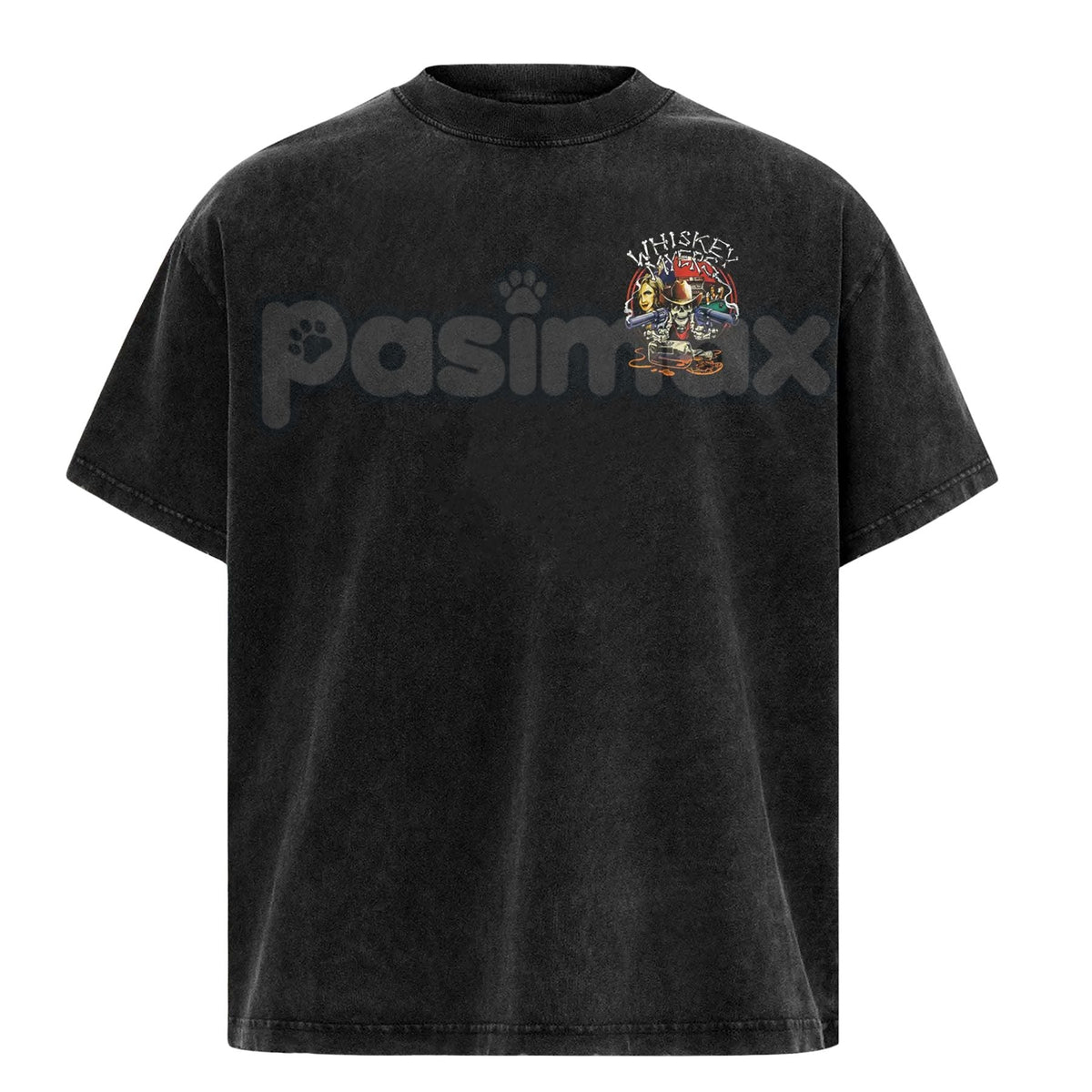 Whiskey Myers Skeleton Cowboy T-Shirt – Revolvers Southern Rock Band Tee, Black Vintage Shirt