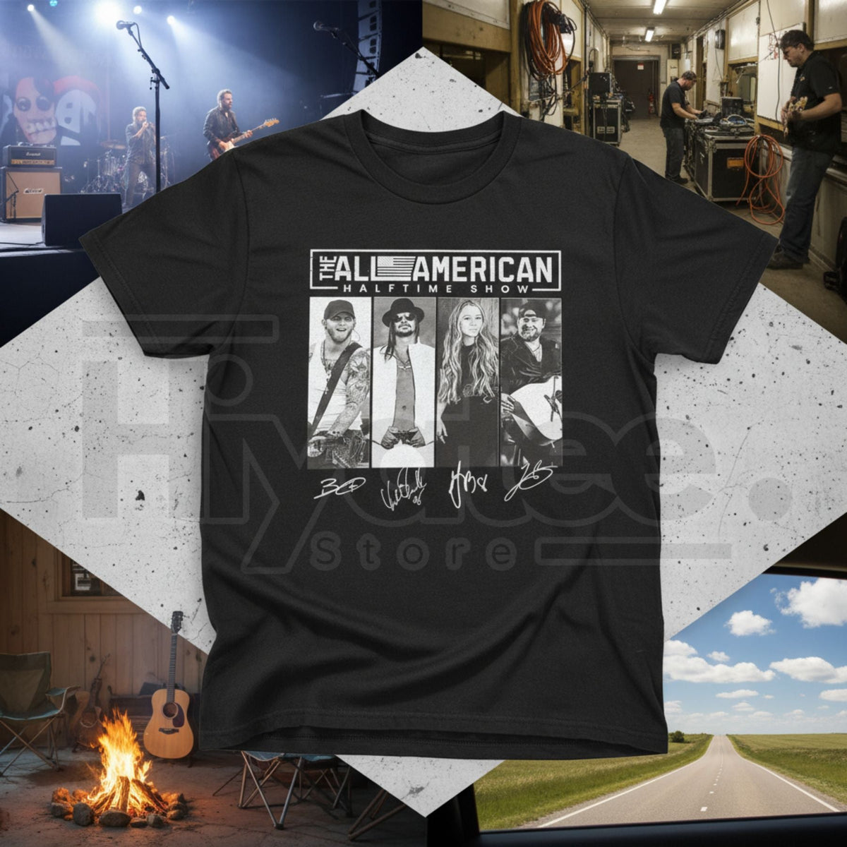 "The All American Halftime Show" – Vintage Marching Band Graphic Tee