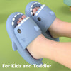 New Summer Slippers Lovely Shark Shape Slides Outdoor Women Shoes Kids Children Flip Flops Lightweight Open Toe Beach Pool Slides Sandals Shark Shower Slipper Toddler Non-Slip Summer Slippers Water Shoes
