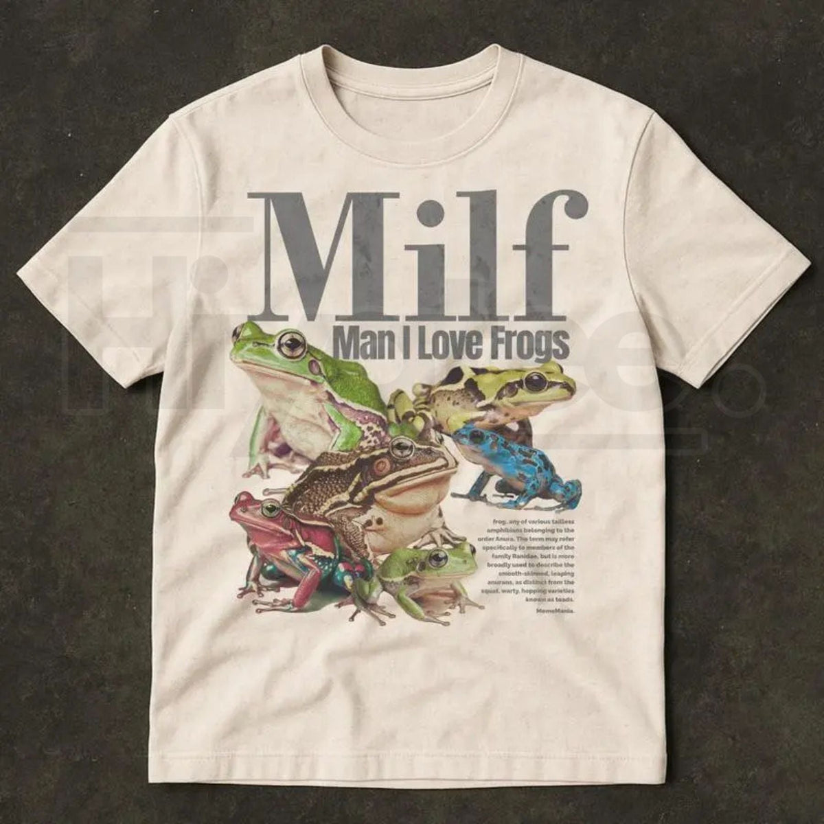 "I Love Frogs" (MILF) Funny Meme – Vintage Style Gen Z Inappropriate Gag Gift