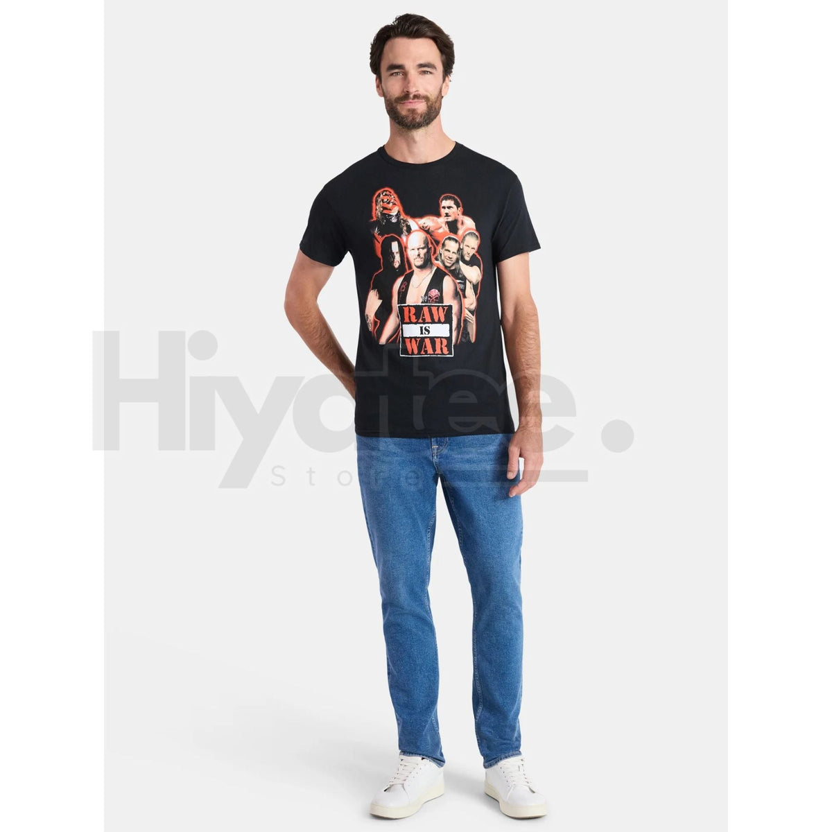 WWE Men's & Big Men's "Raw Is War" Graphic Tee