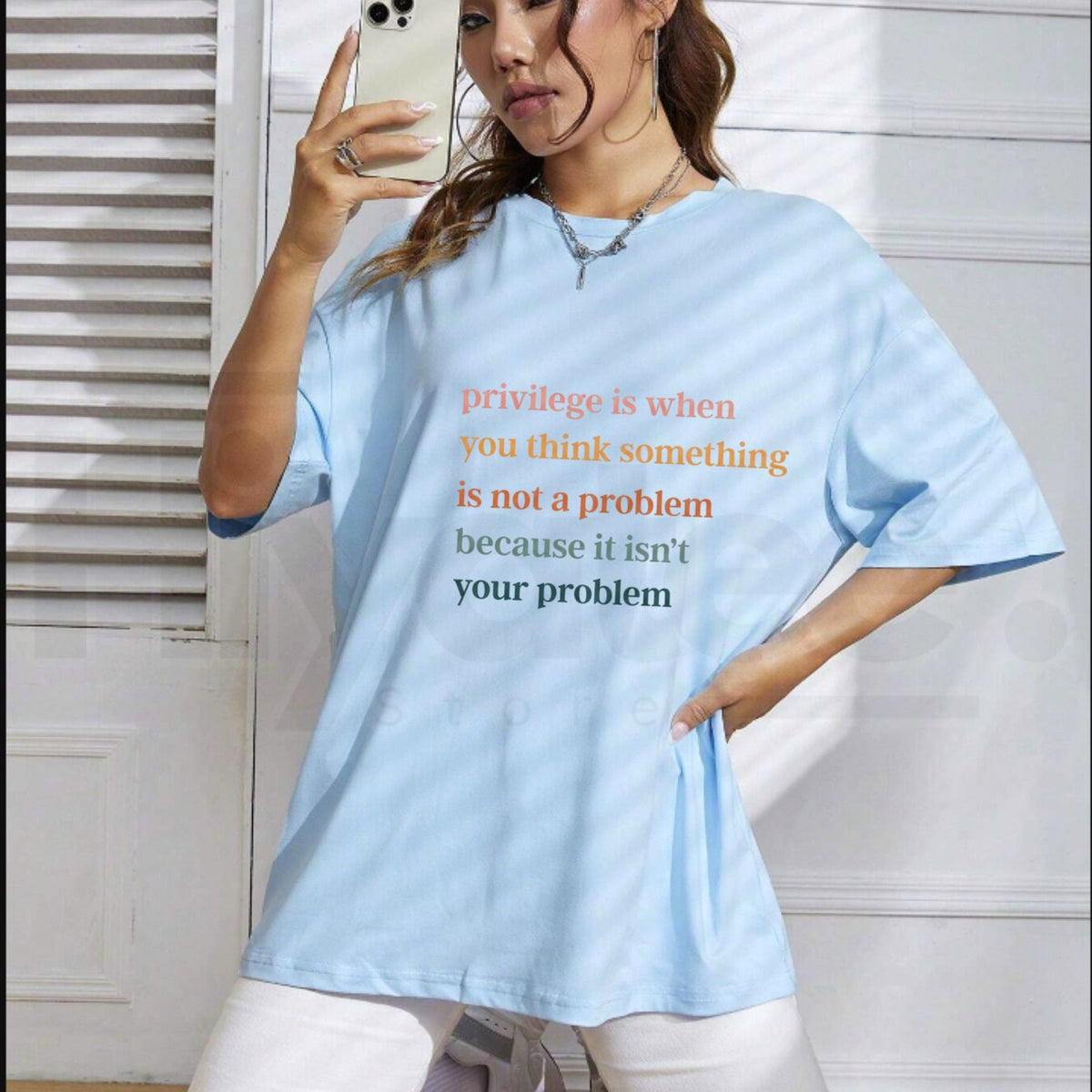 "Privilege Is When..." Social Justice T-Shirt – Retro Feminist & Empowering Tee