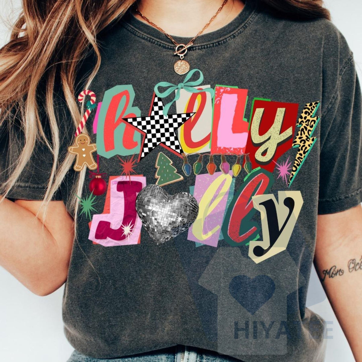 Preppy Girl Collage Y2K Comfort Colors Shirt – Retro Coquette Positivity Faith Tee