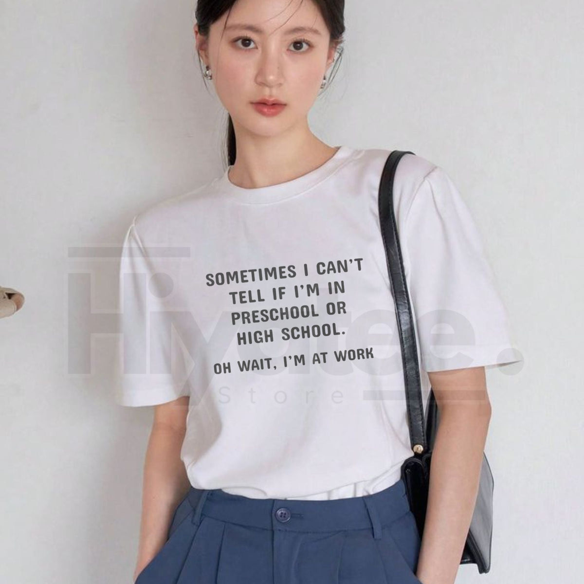 "Office Humor" Sarcastic Quote – Premium 100% Cotton Crew Neck Casual Top