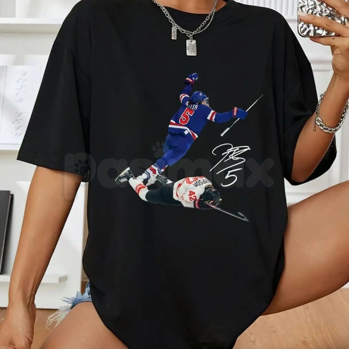 Megan Keller & Hilary Knight Vintage Hockey T-Shirt - USA Women's Hockey Legend Graphic Tee, Retro 90s Style Sports Apparel, Premium Heavyweight Unisex 100% Cotton Top, Olympic Hockey Fan Shirt, Hilary Knight & Megan Keller Souvenir Tee