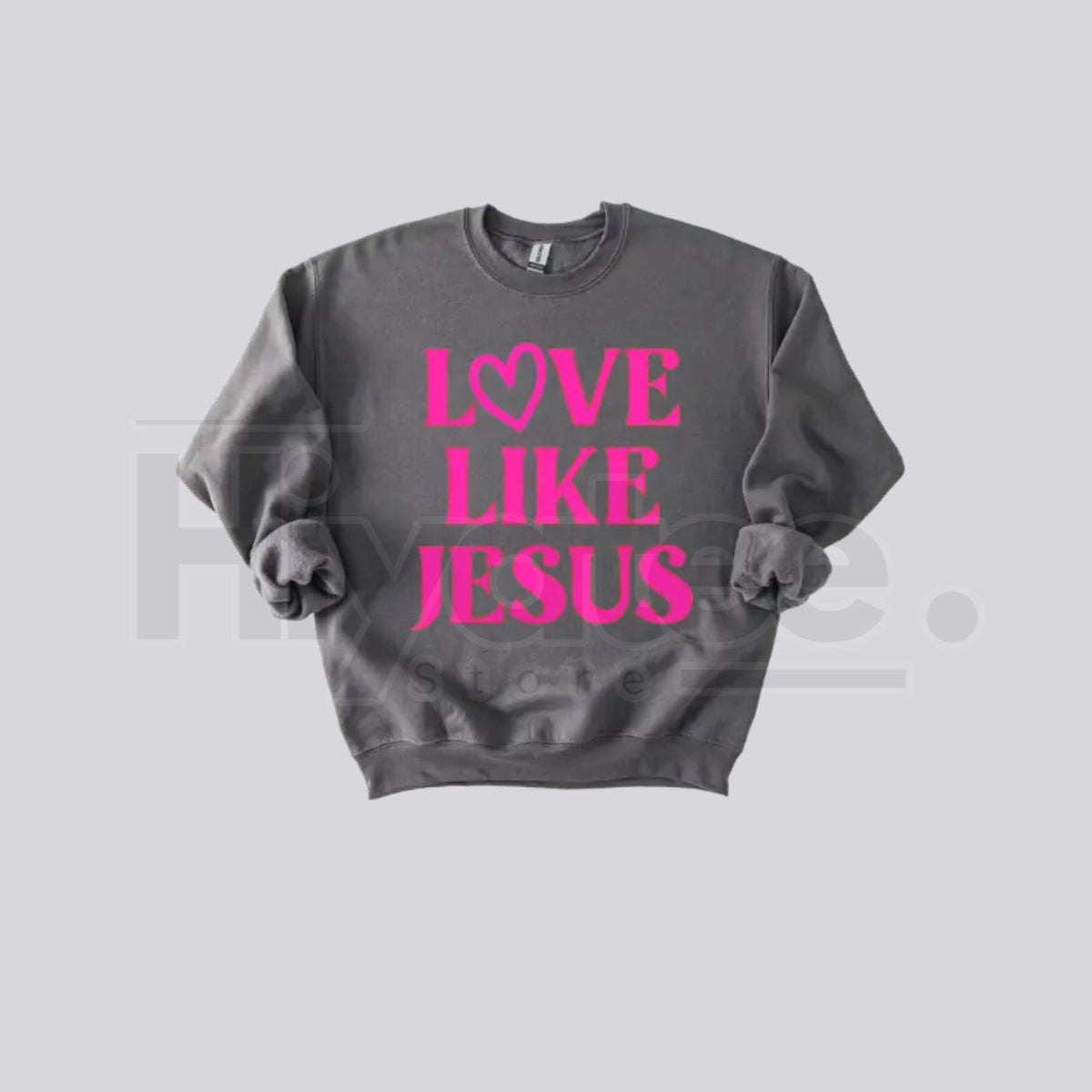 Love Like Jesus Valentine’s Day Sweatshirt: Aesthetic Christian Crewneck