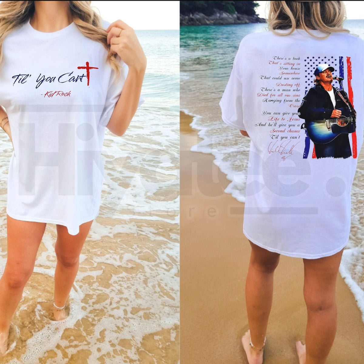 Official Kid Rock "Till You Can't" TPUSA Super Bowl 2026 Shirt