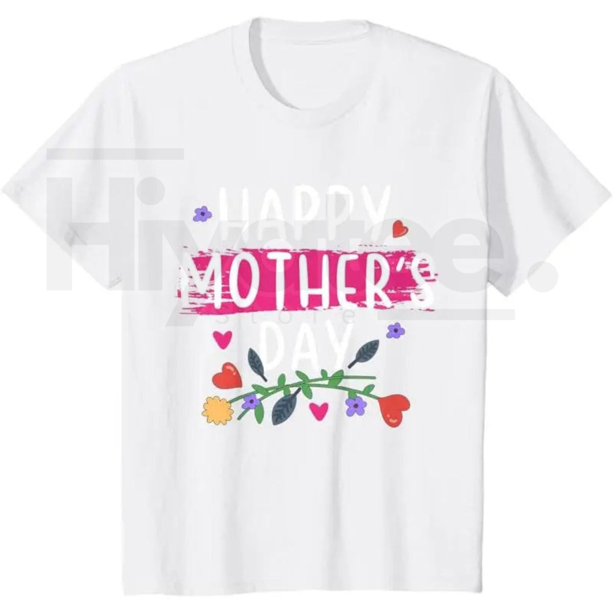"Happy Mother's Day 2025" – Timeless Floral Mom Celebration Graphic Top
