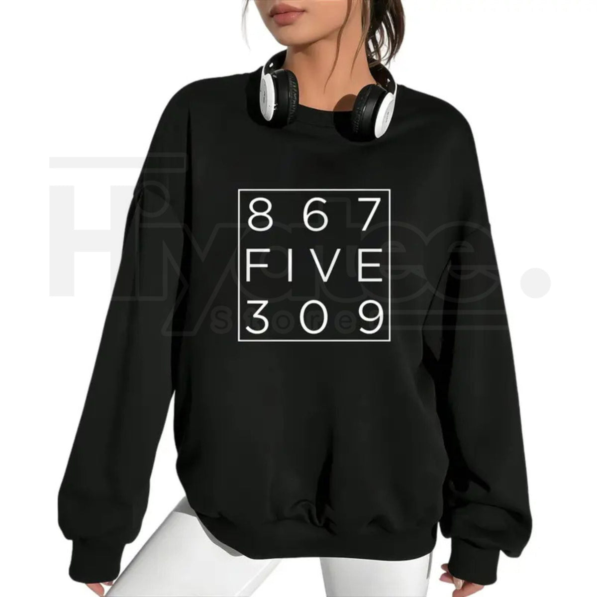 "867-5309 Jenny" Retro 80's – Funny Tommy Tutone Music Lover Graphic