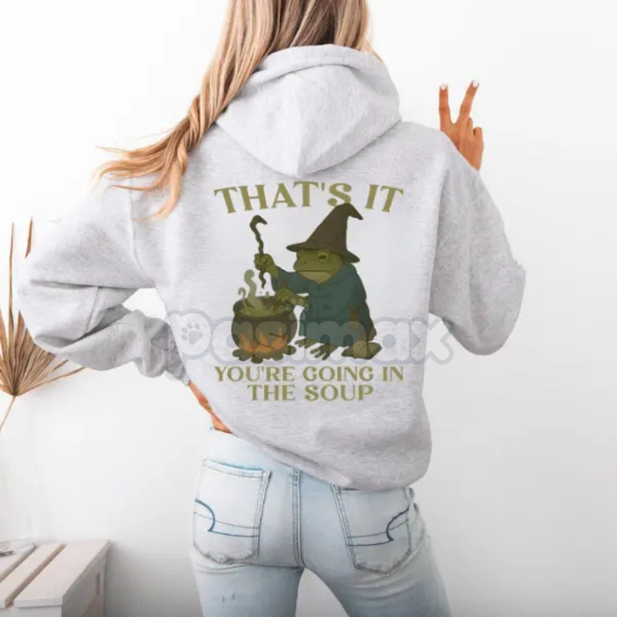 "That's It. You're Going in the Soup" Hoodie – Funny Slogan Pullover, Foodie Humor & Sarcastic Statement Apparel, Unisex