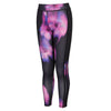adidas Girls Toddler AEROREADY Performance Long Tights Black and Purple 2T