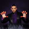 2pcs Red Lightup Magic Thumbs LED Magic Fingers Tricks Thumb Props Amazing Ultra Bright Light Festival Party Toys Illusion Magic Gadgets