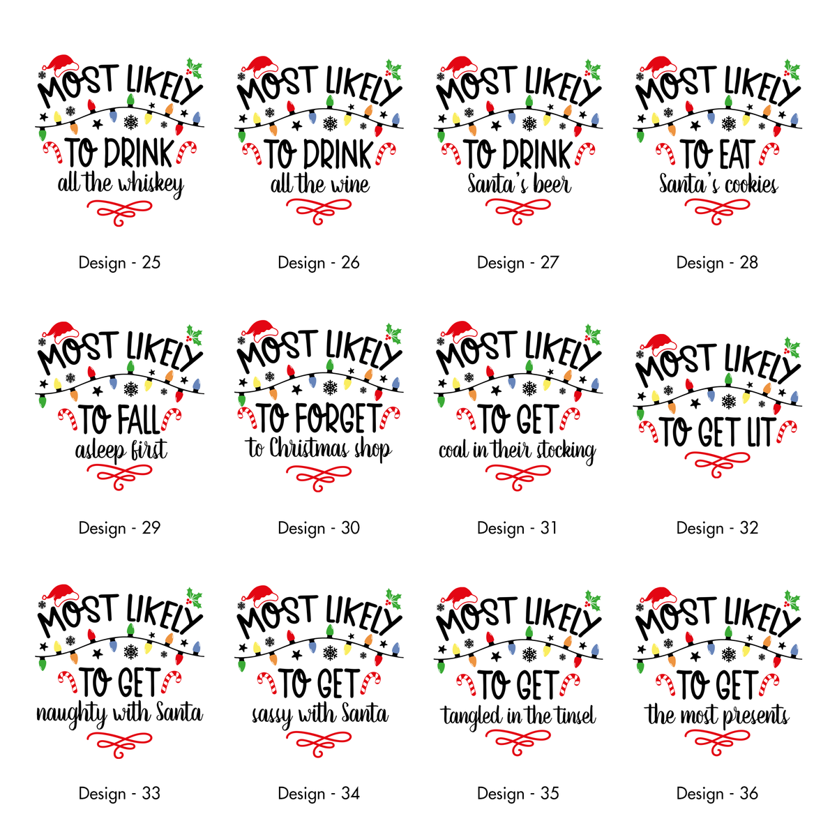 Most Likely To Christmas Family Tees For Holiday Memories And Cozy Gatherings Comfort Colors Tee