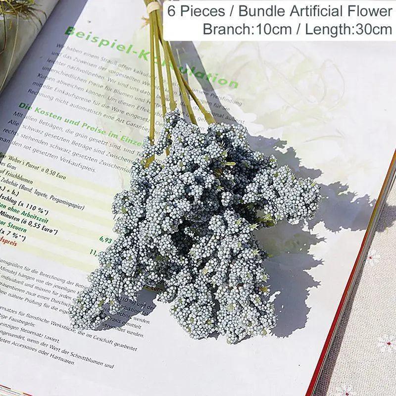 30cm Artificial Silk Peony Flowers Bouquet for Home Decoration -  Faux Christmas Flowers & Wedding Flowers