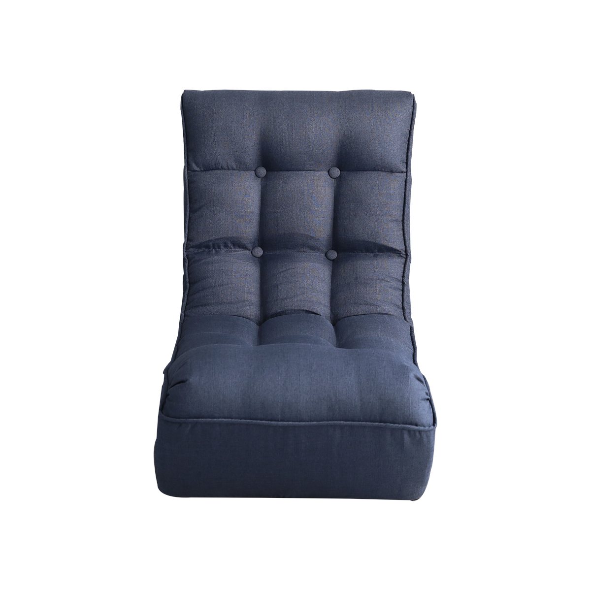 Single sofa reclining chair Japanese chair lazy sofa tatami balcony reclining chair leisure sofa adjustable chair,Navy