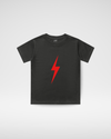 CRIMSON BOLT TEE - BLACK