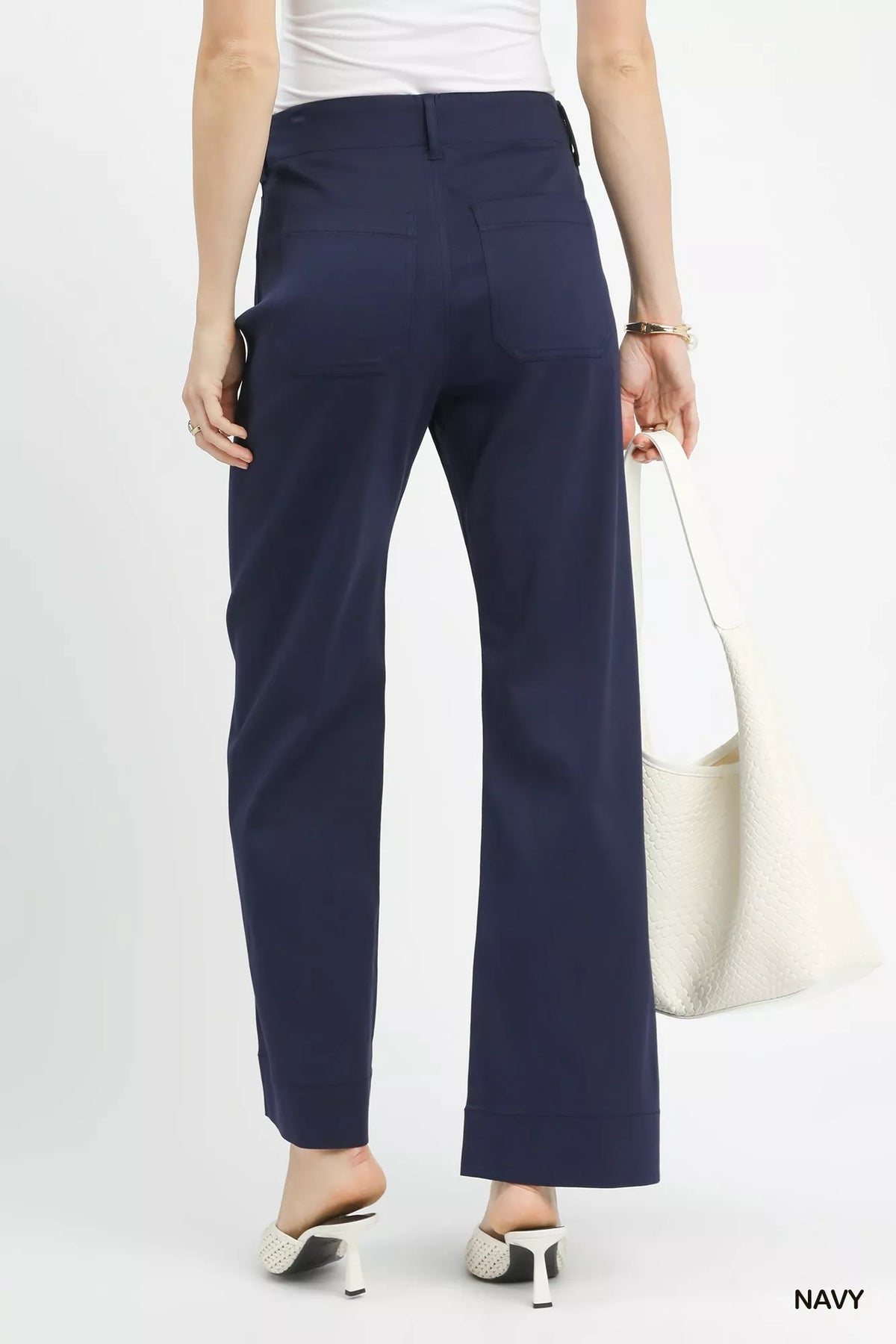 Umgee Button Stretched Pants