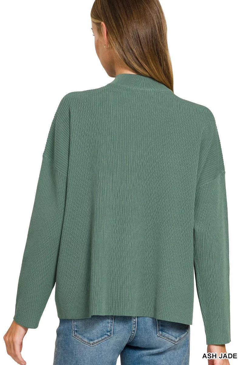 Zenana Viscose Sweater Top & Pants Set