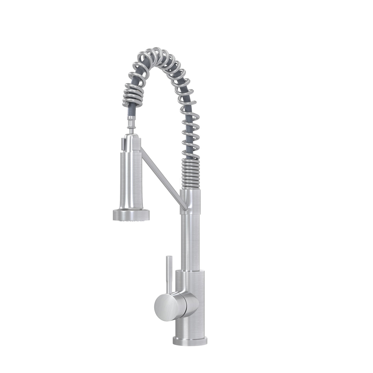 Bothwa Home CUPC Certified 19' Single Handle Kitchen Faucet (Brushed Nickel Finish)