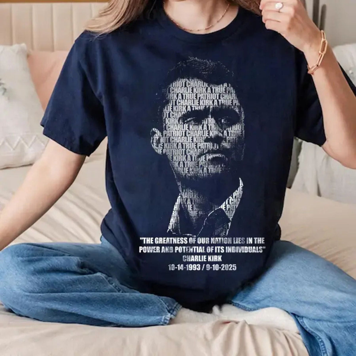 "Pray for Charlie Kirk" T-Shirt - Patriotic Faith-Based Tee, Unisex Statement Shirt