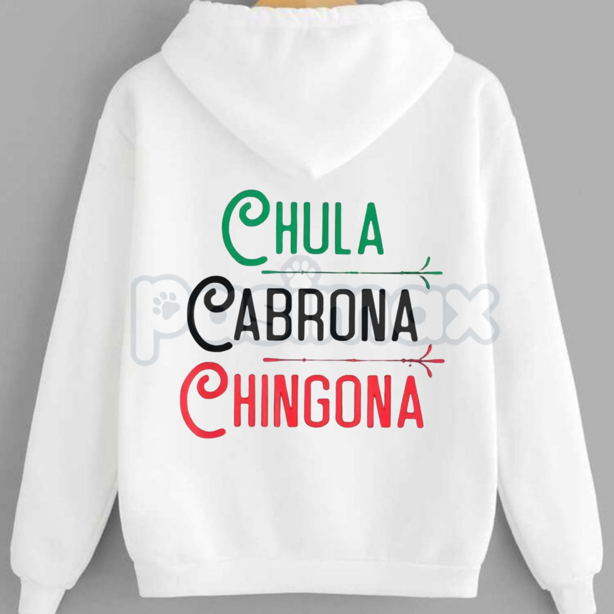 Chingona Chola Mexican Pride Hoodie – Men’s Edgy Graphic Streetwear, Vintage Culture Pullover, Long Sleeve Hooded Sweatshirt