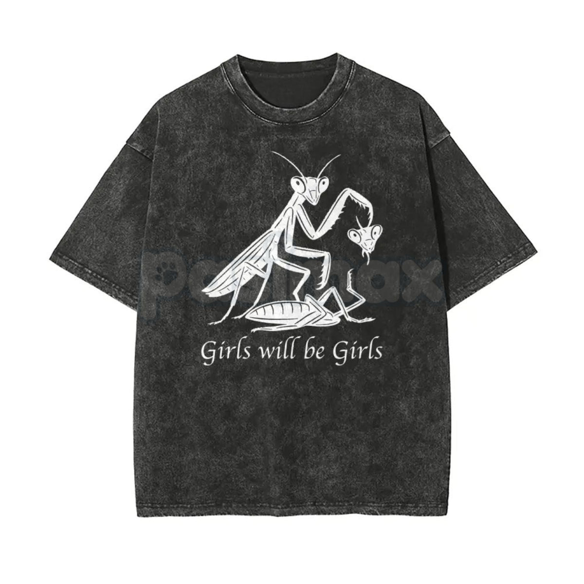 Girls Will Be Girls Oversize Unisex Washed T-Shirt – Trendy Aesthetic Graphic Streetwear Tee