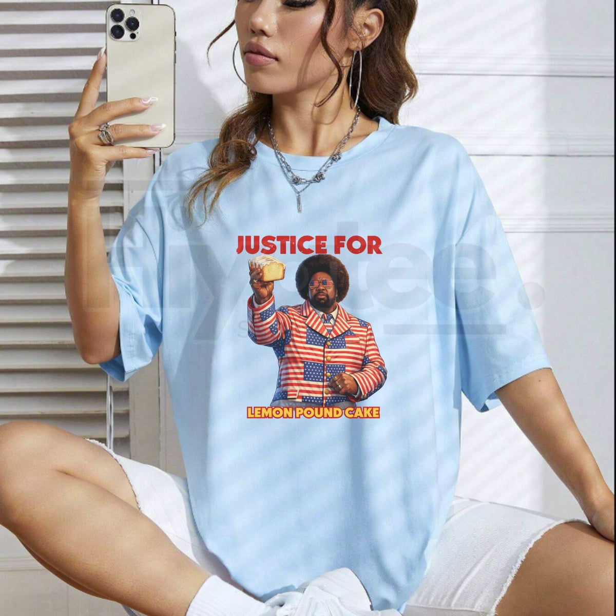 "Justice For Lemon Pound Cake" Afroman – Vintage US Batteram Graphic
