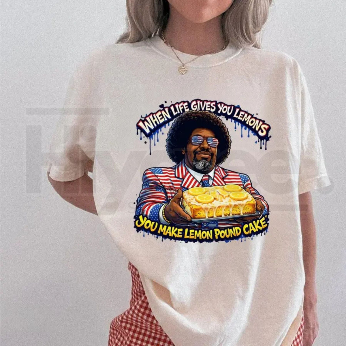 "Afroman Case Closed" Lemon Pound Cake – Official Viral Meme Graphic Top
