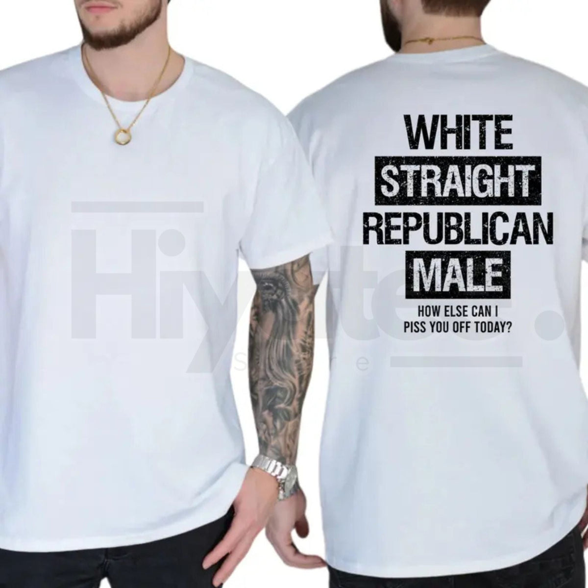 "White Straight Republican Male" – Classic Conservative Political Menswear