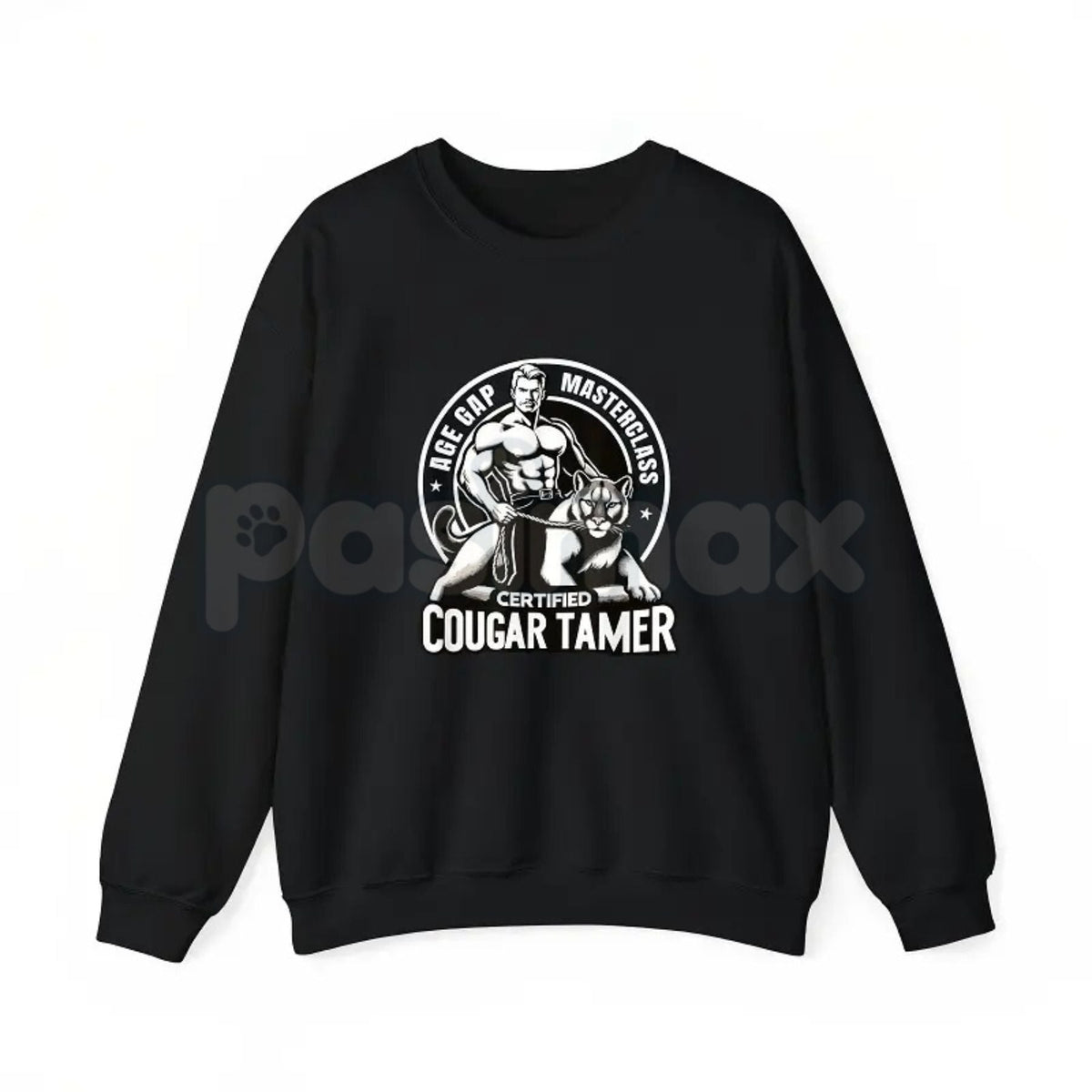 Certified Cougar Tamer Shirt – Funny Inappropriate Humor Hoodie & Sarcastic Gag Gift Sweatshirt