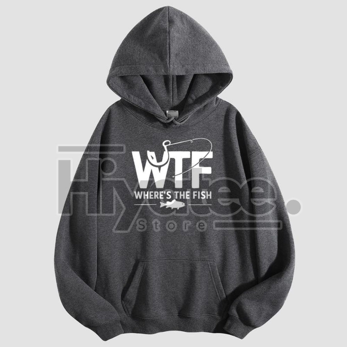 Men's Funny Fishing Graphic Hoodie
