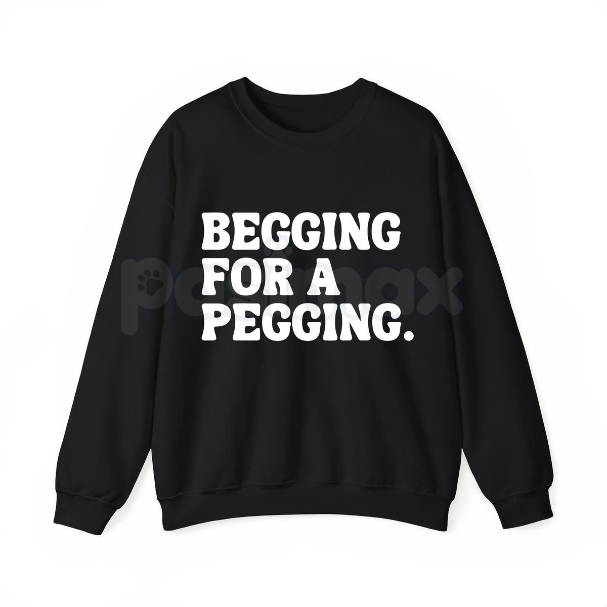 "Begging for A Pegging" Funny Letter Print T-Shirt – Adult Humor Graphic Tee, Unisex Sweatshirt & Hoodie