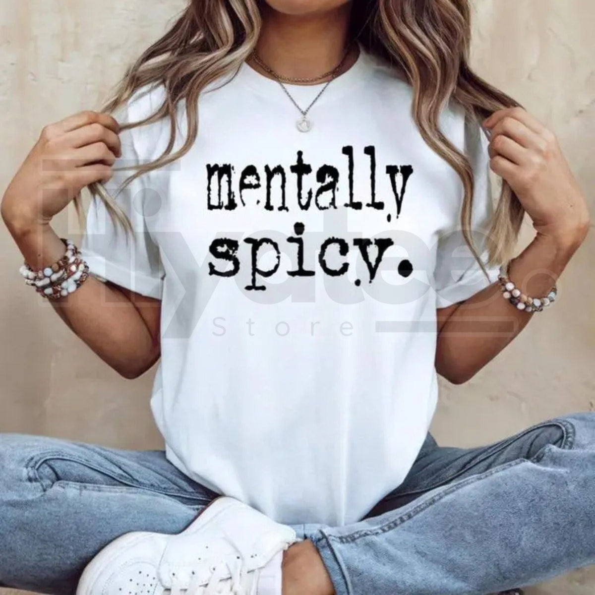 "Mental Health Is Important" – Inspirational Women's Awareness Graphic Top