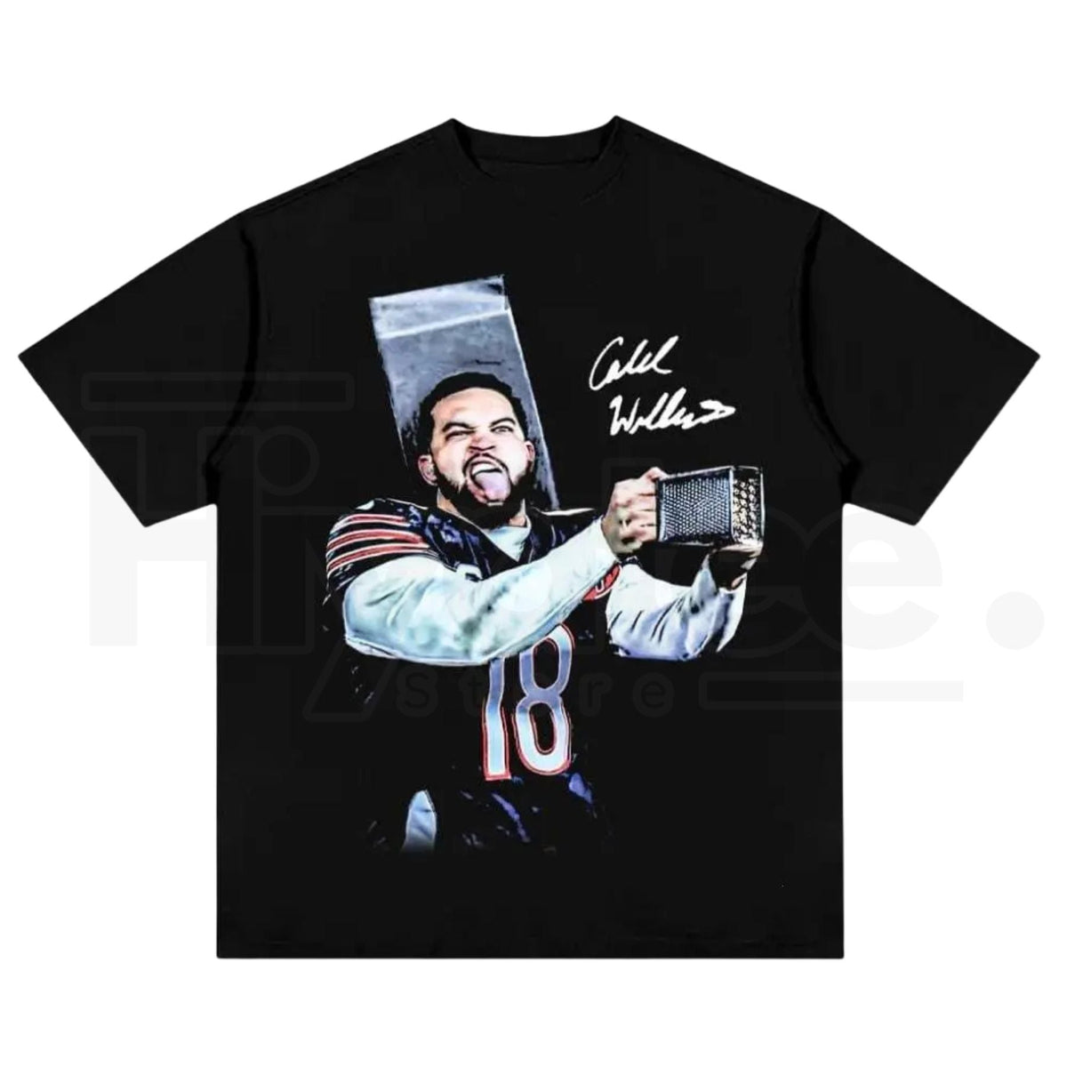 Caleb Williams "Cheese Grater" Chicago Football T-Shirt – Bears Fan Graphic Tee