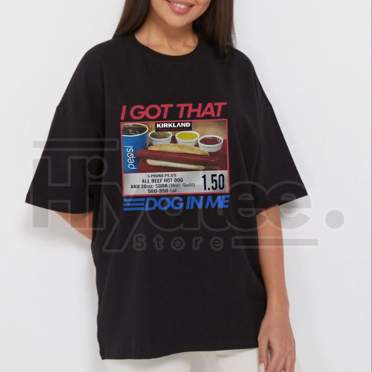 "I Got That Dog In Me" Hot Dog 1.50 T-Shirt – Funny 4th Of July Patriotic Tee